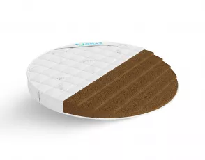 Круглый матрас 200х200 см Lonax Round Cocos 15