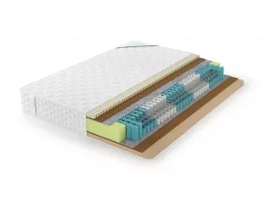 Мягкий пружинный матрас Lonax Ассорти Memory Latex Medium TFK 5 zone