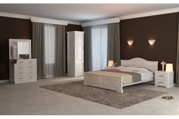Кровать DreamLine Эдем (Бук)